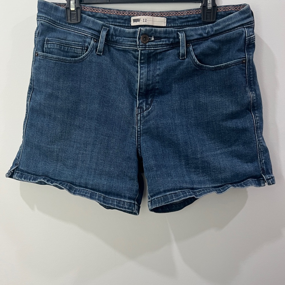 Levi's Dark Blue Women's Jean Shorts